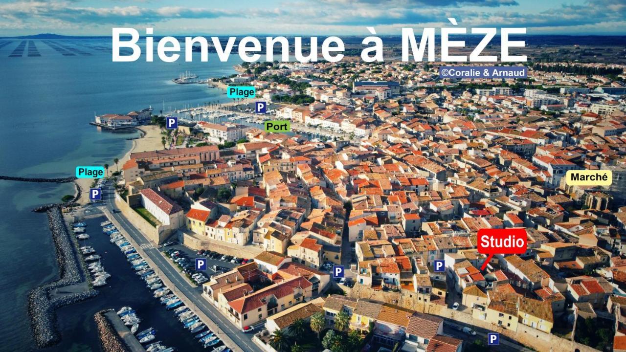 Charmant studio climatisé à 200m de la plage Mèze Exterior foto